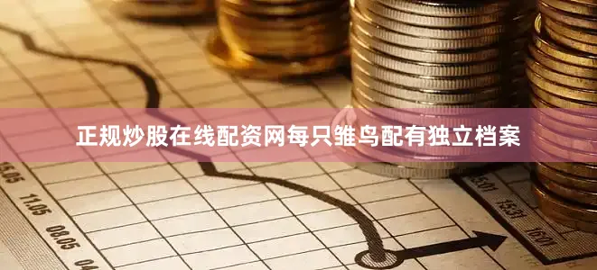 正规炒股在线配资网每只雏鸟配有独立档案